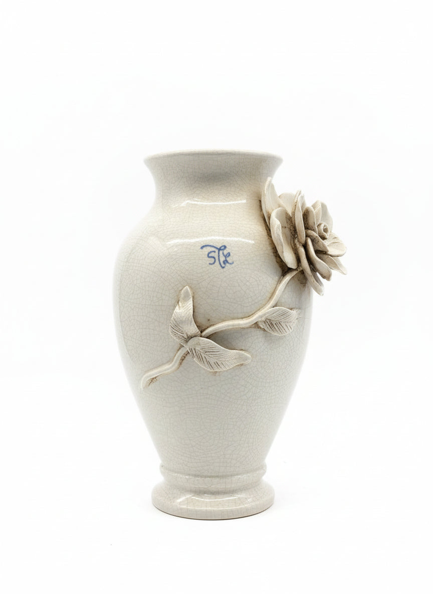 vaso in ceramica fiore