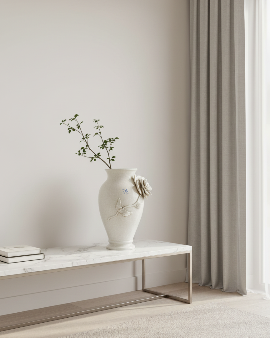 vaso in ceramica fiore