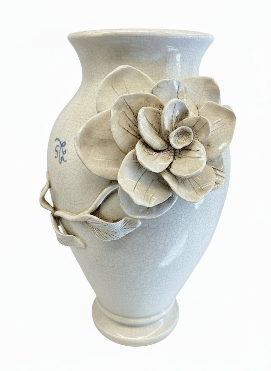 vaso in ceramica fiore
